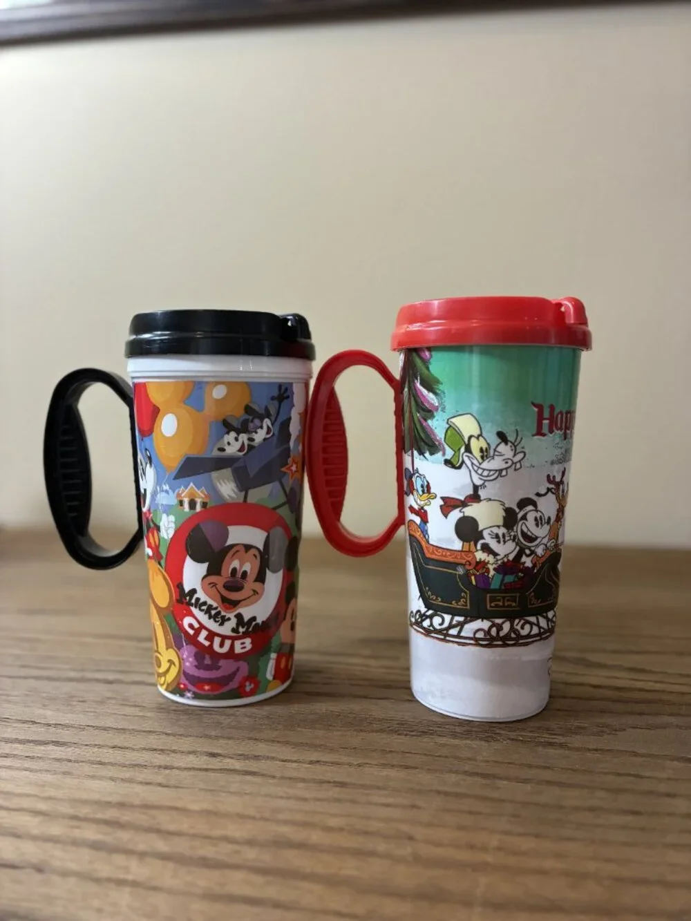 Walt Disney World Resort Reusable Refillable 16oz Mug; Lot of 6; Assorted